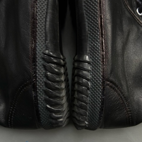 Yohji Yamamoto High top leather sneaker - Picture 3 of 10